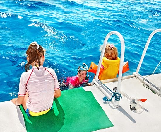 snorkeling kids cabo